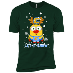 Minion Chattanooga Mocs Ugly Christmas Sweaters Let It Snow Men's Sleeve Shirt - The White Eagles