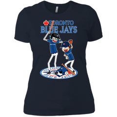 Toronto Blue Jays Baseball Rick And Morty Ladies' Shirt - The White Eagles
