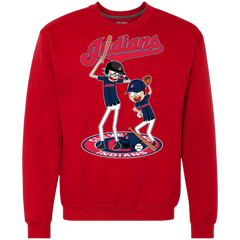 Cleveland Indians Baseball Rick And Morty Sweatshirt - The White Eagles