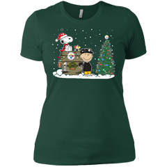 Pittsburgh Steelers Snoopy The Peanuts Ugly Christmas Sweater  Super Bowl Ladies' Shirt - The White Eagles