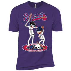 Atlanta Braves Baseball Rick And Morty Men's Sleeve Shirt - The White Eagles