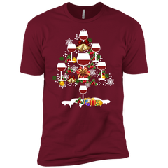 Christmas Is Coming Wine Santa Claus Ugly Christmas Sweater Men's Sleeve Shirt - The White Eagles
