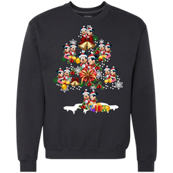 Christmas Is Coming Mickey Mouse Santa Claus Ugly Christmas Sweater Sweatshirt - The White Eagles