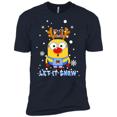 Minion Mercer Bears Ugly Christmas Sweaters Let It Snow Men's Sleeve Shirt - The White Eagles