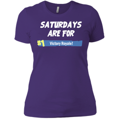 Fortnite Saturdays Are For Victory Royale Ladies' Shirt - The White Eagles
