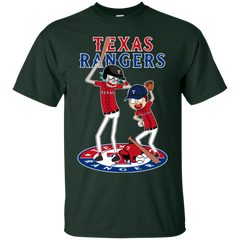 Texas Rangers Baseball Rick And Morty Cotton T-Shirt - The White Eagles