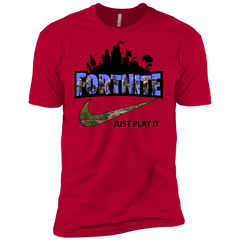 Fortnite Just Play It Nike Logo Men's Sleeve Shirt - The White Eagles