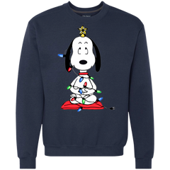 Snoopy Christmas Tree The Peanuts Movie Snoopy Sweatshirt - The White Eagles
