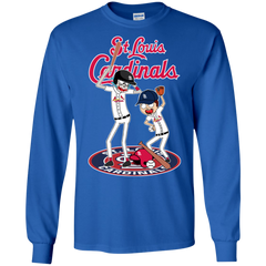 St Louis Cardinals Baseball Rick And Morty LS Cotton T-Shirt - The White Eagles