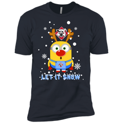 Minion Davidson Wildcats Ugly Christmas Sweaters Let It Snow Men's Sleeve Shirt - The White Eagles