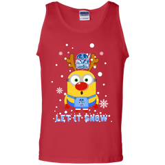 Minion Hampton Pirates Ugly Christmas Sweaters Let It Snow Tank Top - The White Eagles