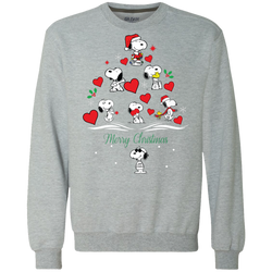 Snoopy Merry Christmas The Peanuts Movie Sweatshirt - The White Eagles