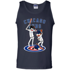 Chicago Cubs Baseball Rick And Morty Tank Top - The White Eagles