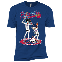 Atlanta Braves Baseball Rick And Morty Men's Sleeve Shirt - The White Eagles