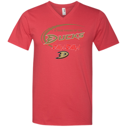 Dilly Dilly A True Friend Of The Anaheim Ducks Men's V-Neck T-Shirt - The White Eagles