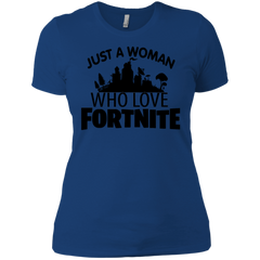 Fortnite Just A Woman Who Loves Fortnite Ladies' Shirt - The White Eagles