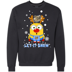 Minion Bryant Bulldogs Ugly Christmas Sweaters Let It Snow Sweatshirt - The White Eagles