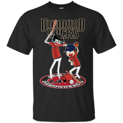 Arizona Diamondbacks Baseball Rick And Morty Cotton T-Shirt - The White Eagles