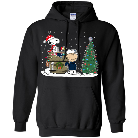 New England Patriots Snoopy The Peanuts Ugly Christmas Sweater  Super Bowl Hoodie - The White Eagles