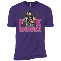 Roman Reigns Fuck Cancer Breast Cancer Awareness Men's Sleeve Shirt - The White Eagles