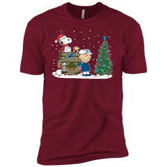 Detroit Lions Snoopy The Peanuts Ugly Christmas Sweater  Super Bowl Men's Sleeve Shirt - The White Eagles