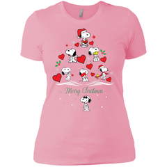 Snoopy Merry Christmas The Peanuts Movie Ladies' Shirt - The White Eagles