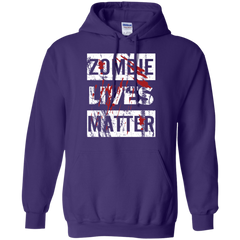 Zombie Lives Matter Tshirt Hoodie - The White Eagles