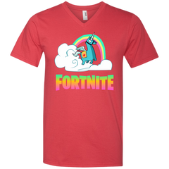 Fortnite Battle Royale Unicorn Men's V-Neck T-Shirt - The White Eagles