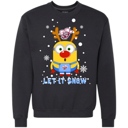 Minion Eastern Kentucky Colonels Ugly Christmas Sweaters Let It Snow Sweatshirt - The White Eagles