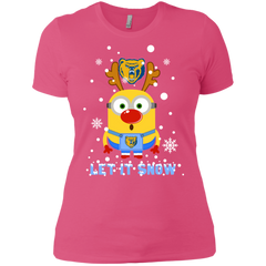 Minion Northern Colorado Bears Ugly Christmas Sweaters Let It Snow Ladies' Shirt - The White Eagles