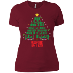 And So This Is And What Have We Done Another Year Over And A New One Just Begun John Lennon War Is Over Ladies' Shirt - The White Eagles