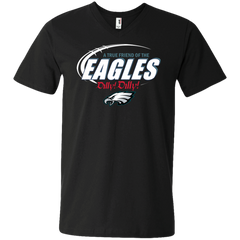 Nfl Dilly Dilly Philadelphia Eagles A True Friend Of The Eagles Men's V-Neck T-Shirt - The White Eagles