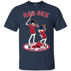 Boston Red Sox Baseball Rick And Morty Cotton T-Shirt - The White Eagles