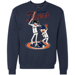 Detroit Tigers Baseball Rick And Morty Sweatshirt - The White Eagles