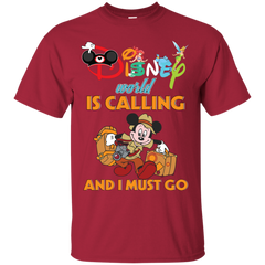 Disney World Is Calling And I Must Go T-shirts, Hoodie Cotton T-Shirt - The White Eagles