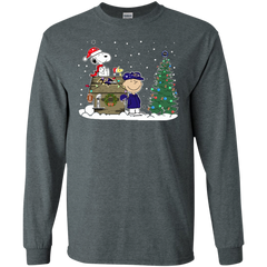 Baltimore Ravens Snoopy The Peanuts Ugly Christmas Sweater  Super Bowl LS Cotton T-Shirt - The White Eagles