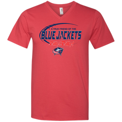 Dilly Dilly A True Friend Of The Columbus Blue Jackets Men's V-Neck T-Shirt - The White Eagles