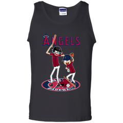 Los Angeles Angels Baseball Rick And Morty Tank Top - The White Eagles