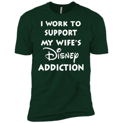 I Work To Support My Wife's Disney Addiction - Disney Shirt Men's Sleeve Shirt - The White Eagles