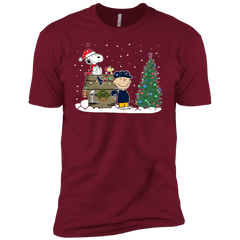 Houston Texans Snoopy The Peanuts Ugly Christmas Sweater  Super Bowl Men's Sleeve Shirt - The White Eagles