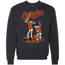 Baltimore Orioles Baseball Rick And Morty Sweatshirt - The White Eagles