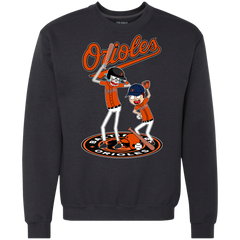 Baltimore Orioles Baseball Rick And Morty Sweatshirt - The White Eagles