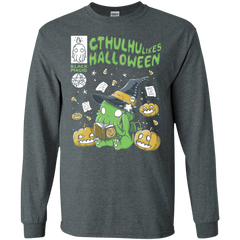 Cthulhu Likes Halloween Shirt LS Cotton T-Shirt - The White Eagles