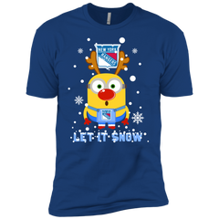 Minion New York Rangers Ugly Christmas Sweaters Let It Snow Men's Sleeve Shirt - The White Eagles