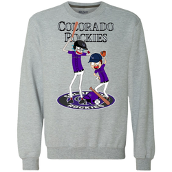 Colorado Rockies Baseball Rick And Morty Sweatshirt - The White Eagles