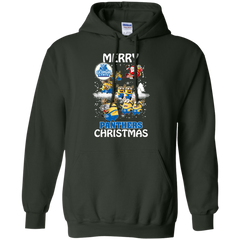 Georgia State Panthers Ugly Christmas Sweaters Minions Santa Claus Merry Christmas Hoodie - The White Eagles