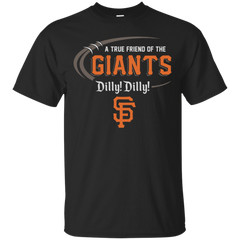 Dilly Dilly Ny Giants A True Friend Of The Giants Cotton T-Shirt - The White Eagles