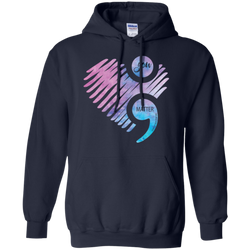 You Matter Don't Let Your Story End Semicolon Shirt Hoodie - The White Eagles