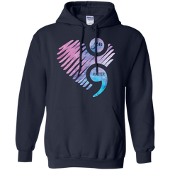 You Matter Don't Let Your Story End Semicolon Shirt Hoodie - The White Eagles