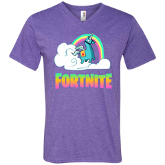 Fortnite Battle Royale Unicorn Men's V-Neck T-Shirt - The White Eagles